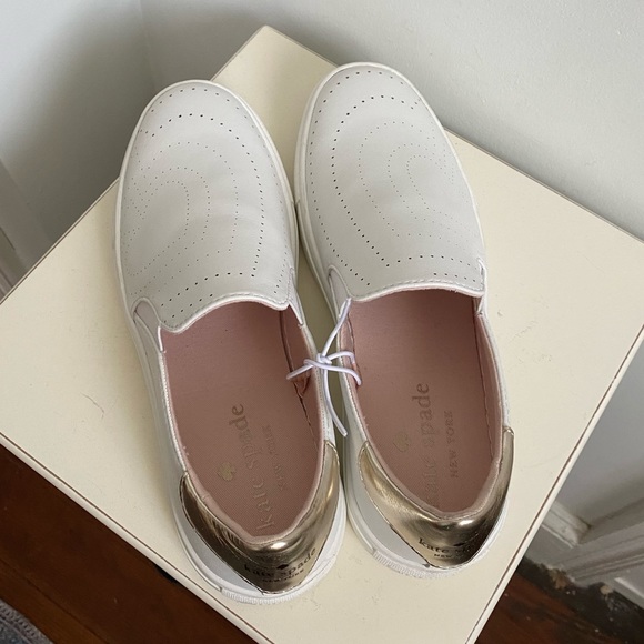 Kate Spade Azores Perforated Slip on Sneaker - Picture 2 of 6